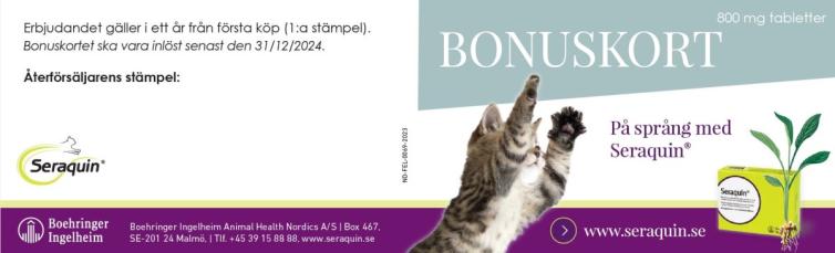 Seraquin katt bonuskort